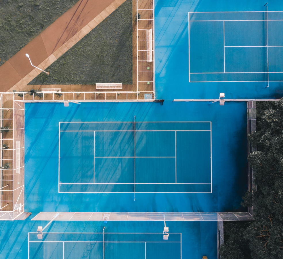 Several Tennis Courts