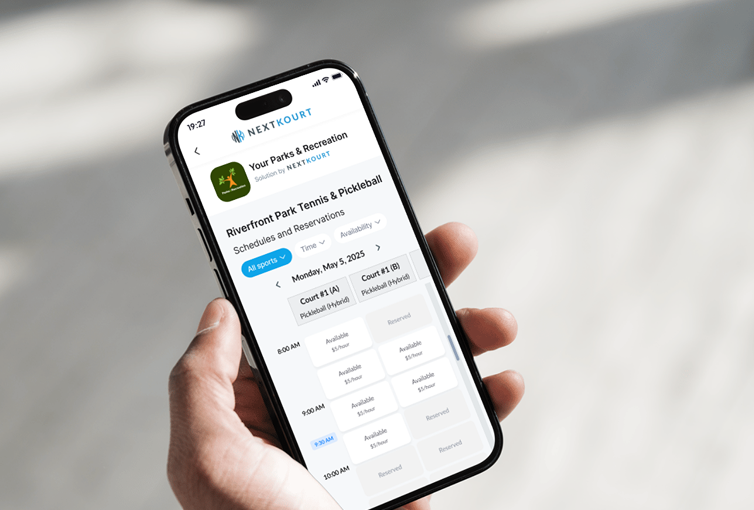 NextKourt mobile app showcase